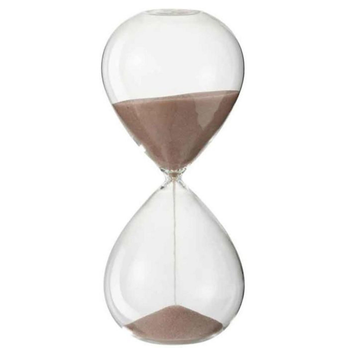 Paris Prix Sablier Déco  Verre  23cm Rose