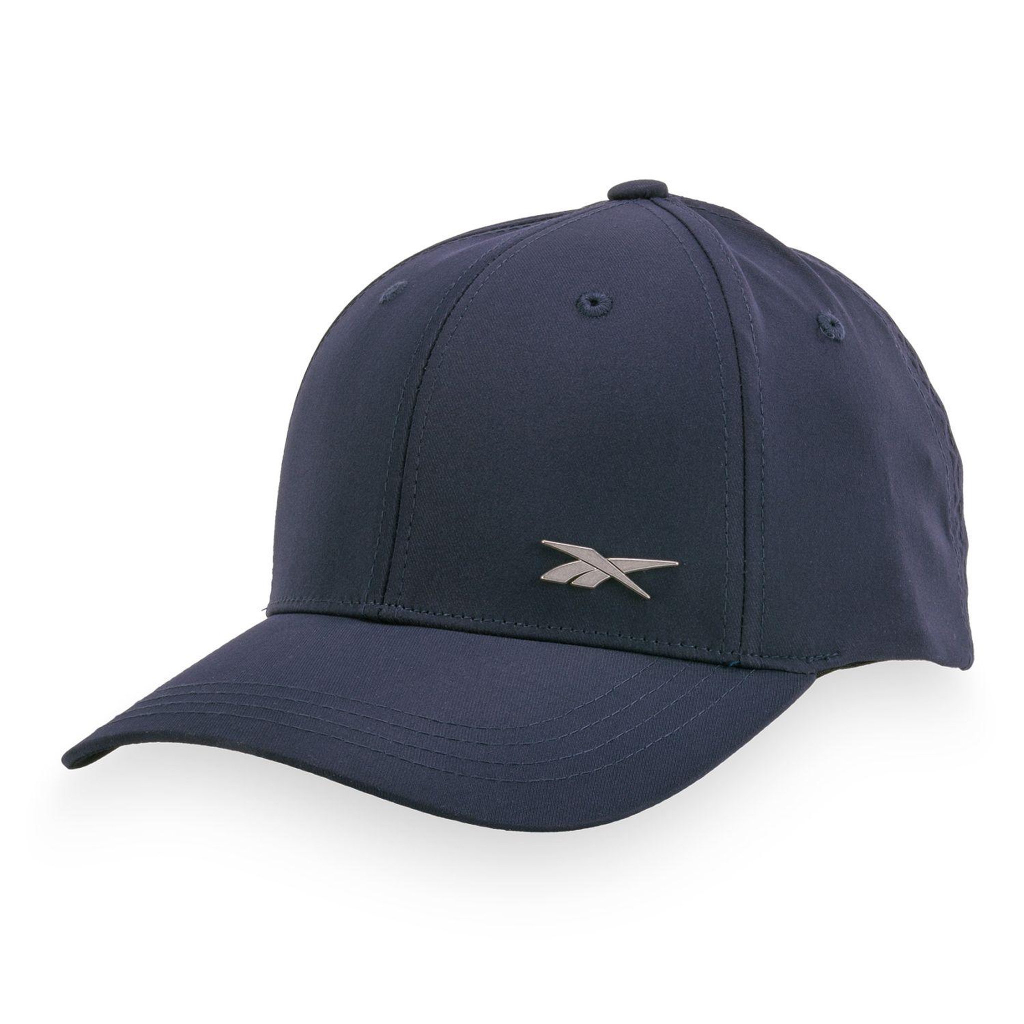 Reebok Casquette baseball en polyester avec écusson argenté Badge Cap. Coloris disponibles : Bleu