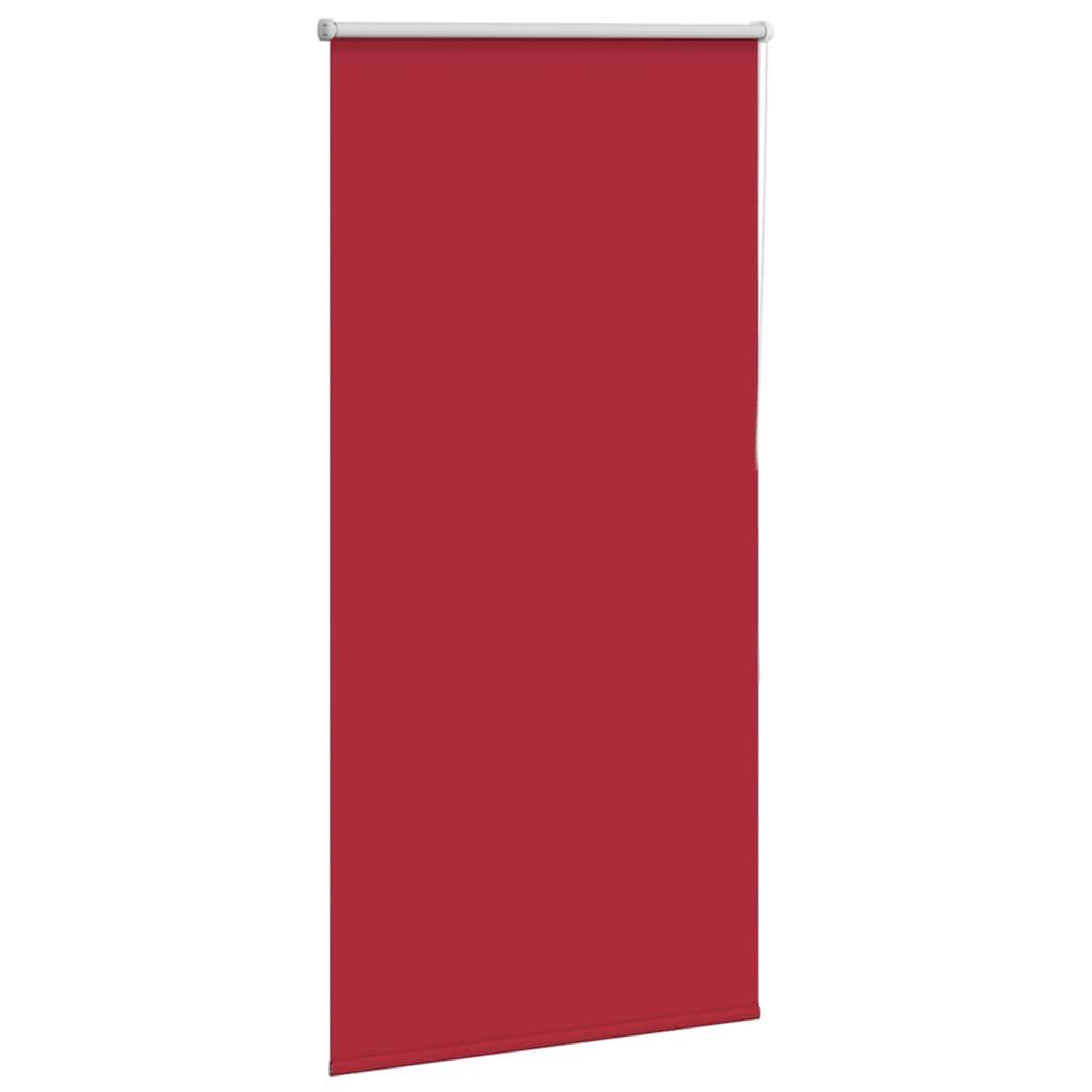 Voir la diapositive 3 : VIDAXL Store enrouleur occultant rouge largeur du tissu 80,7 cm