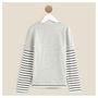 Voir la diapositive 3 : IN EXTENSO T-shirt manches longues double manches garçon