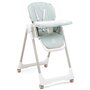 BEBELISSIMO Bebelissimo - Chaise haute évolutive bébé - Pliable - Compacte - Réglable hauteur - De 6 mois à 3 ans (15kg) - vert