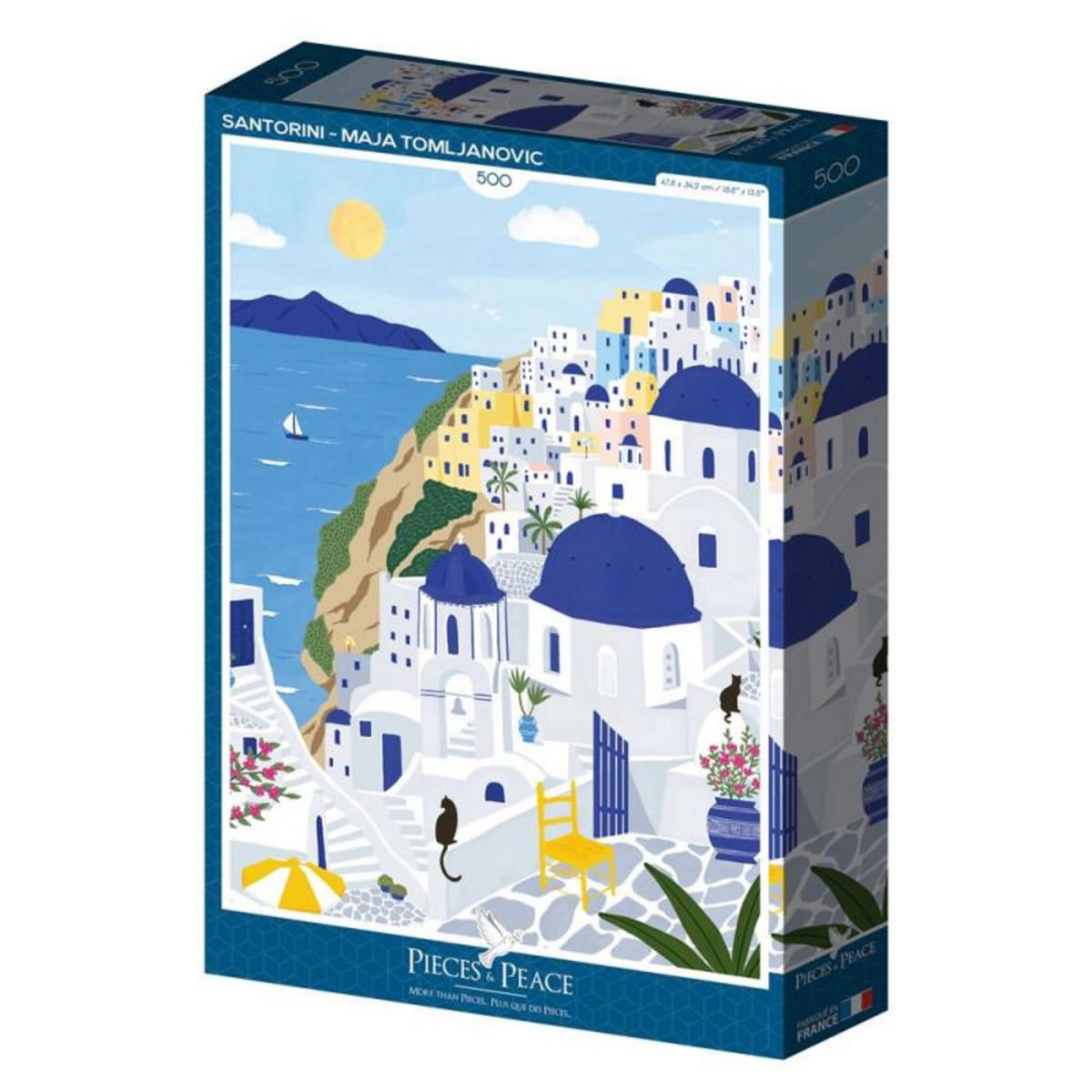 ALIZE Puzzle 500 pièces Alize Pieces & Peace Santorin