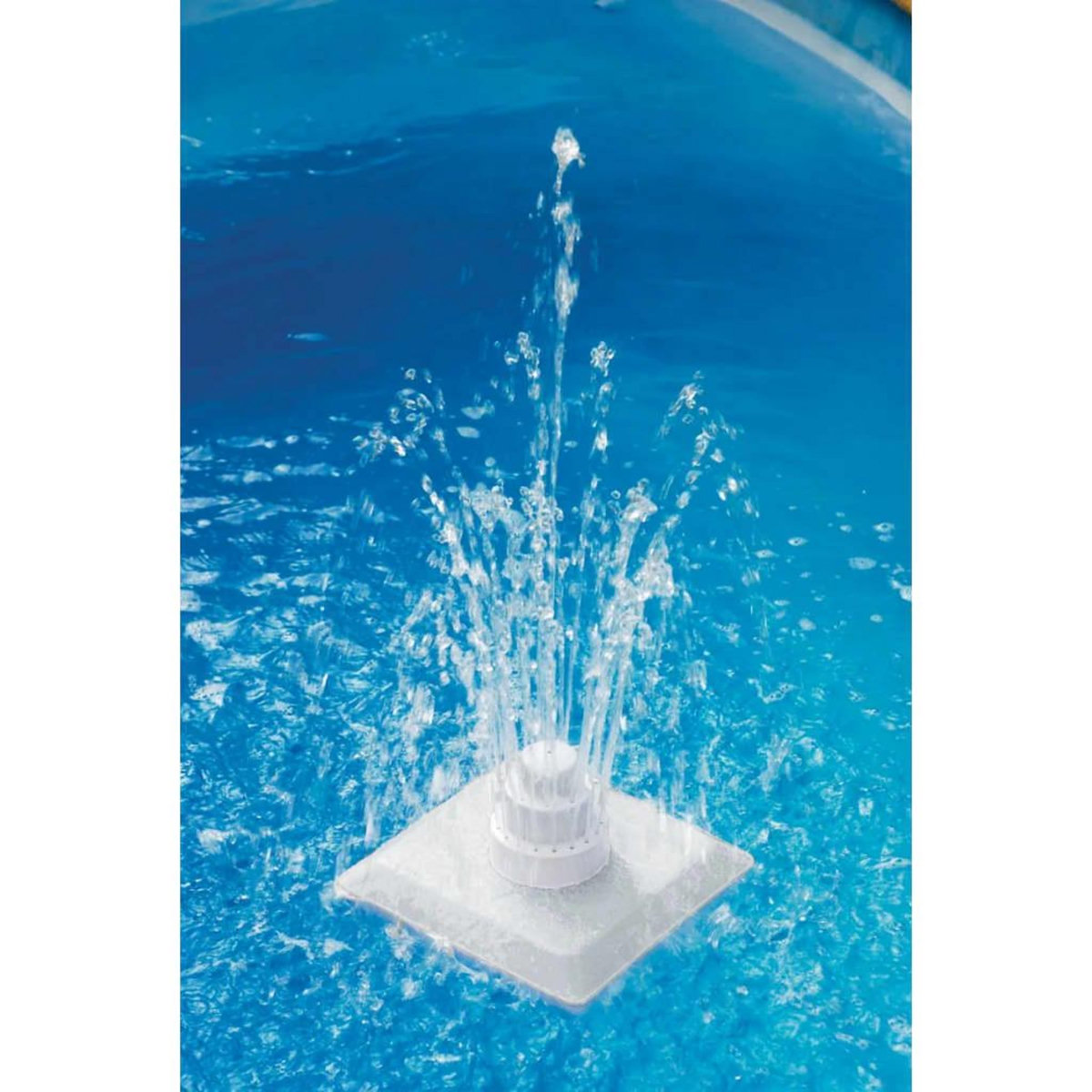 VIDAXL Ensemble de fontaine de piscine 13 pcs Blanc