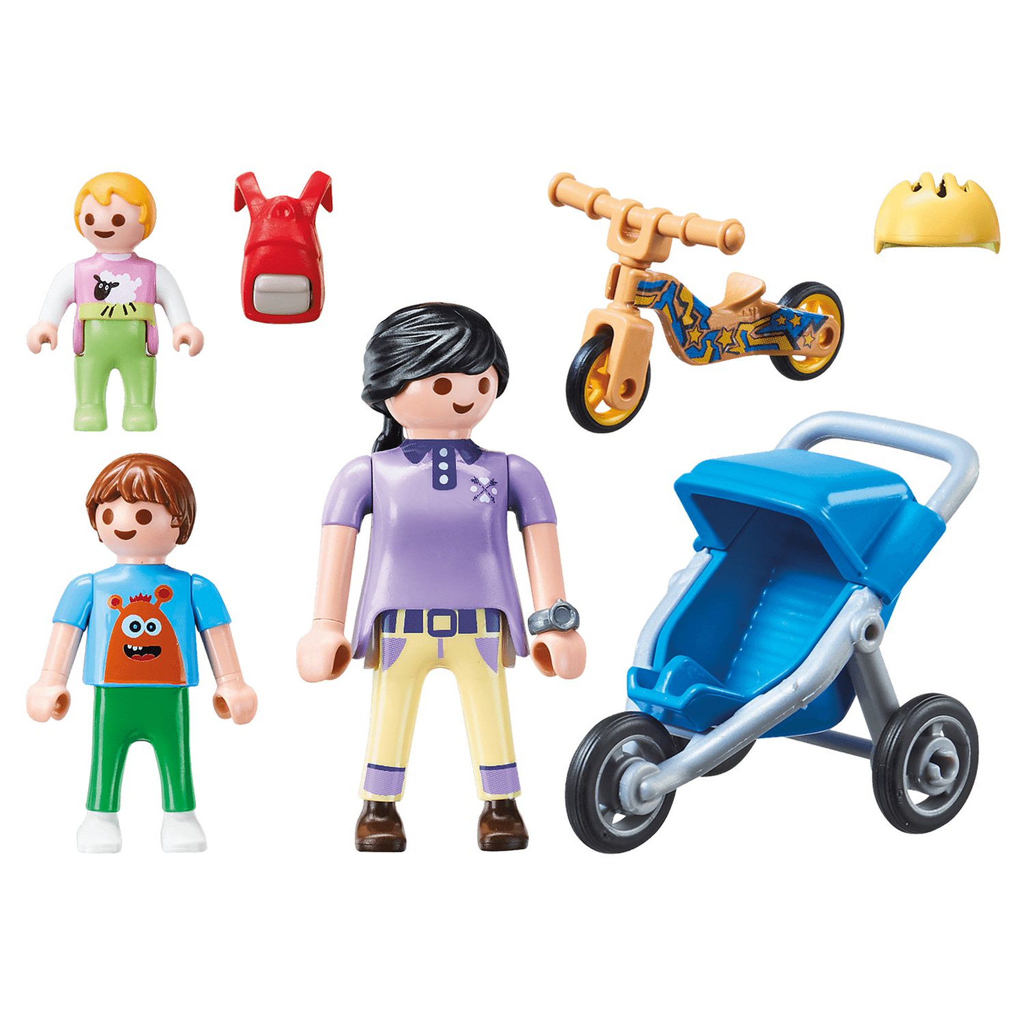 Voir la diapositive 2 : PLAYMOBIL 70284 - City Life - Maman avec enfants