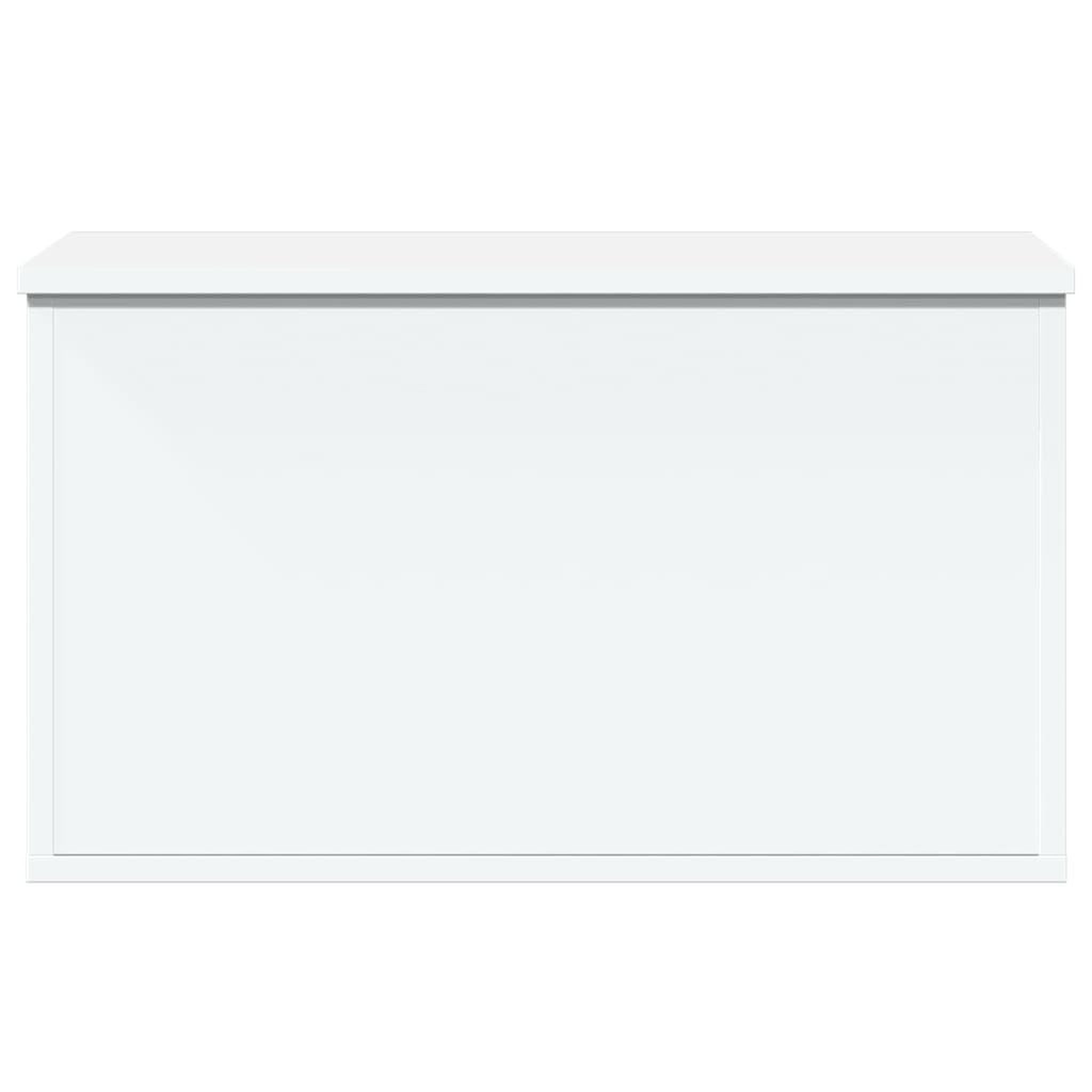 Voir la diapositive 4 : VIDAXL Boîte de rangement blanc 60x35x35 cm bois d'ingenierie