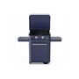 Voir la diapositive 2 : Eno Plancha gaz Enosign 65 bleu navy sur chariot, 56x40 cm