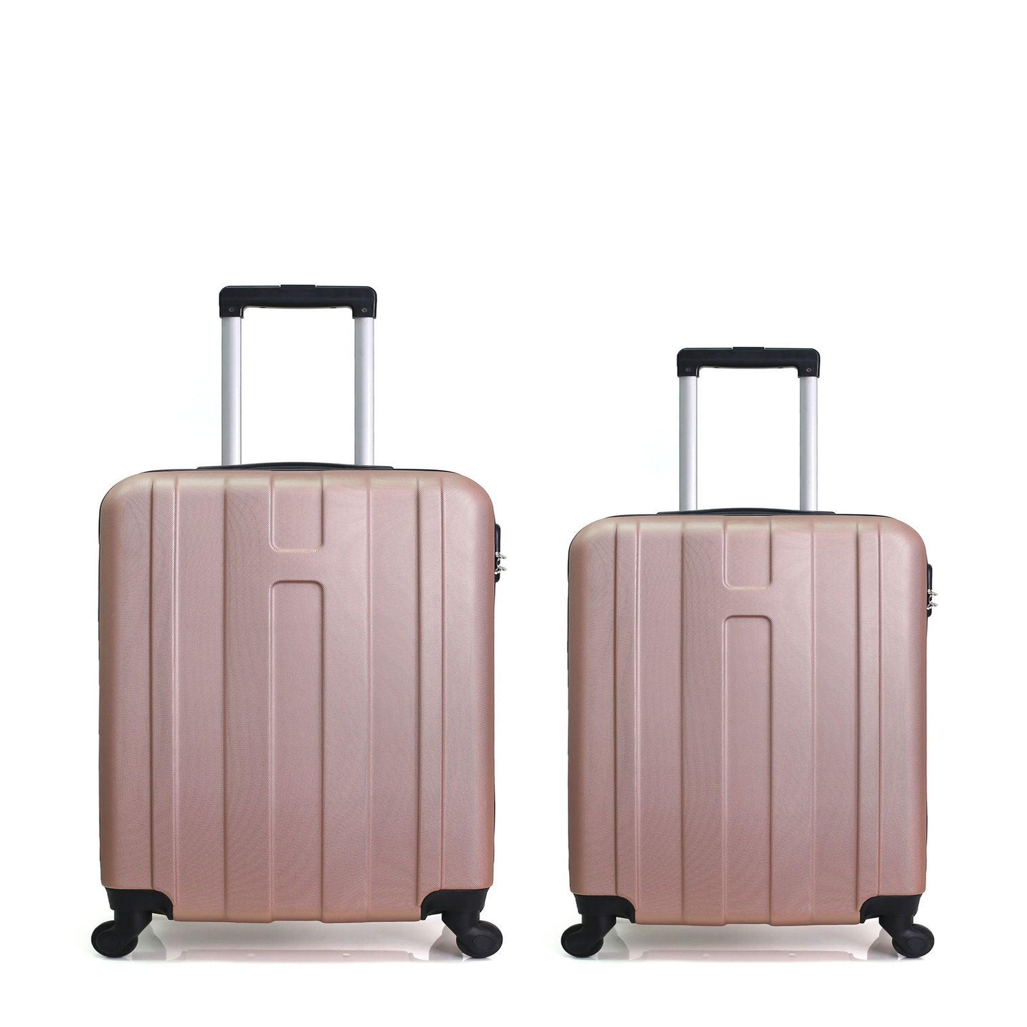 HERO Lot de 2 Valises Rigides Grand Format et Taille Moyenne ATLANTA