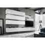 Voir la diapositive 2 : Paris Prix Meuble TV Mural Design  Fly IX  320cm Blanc