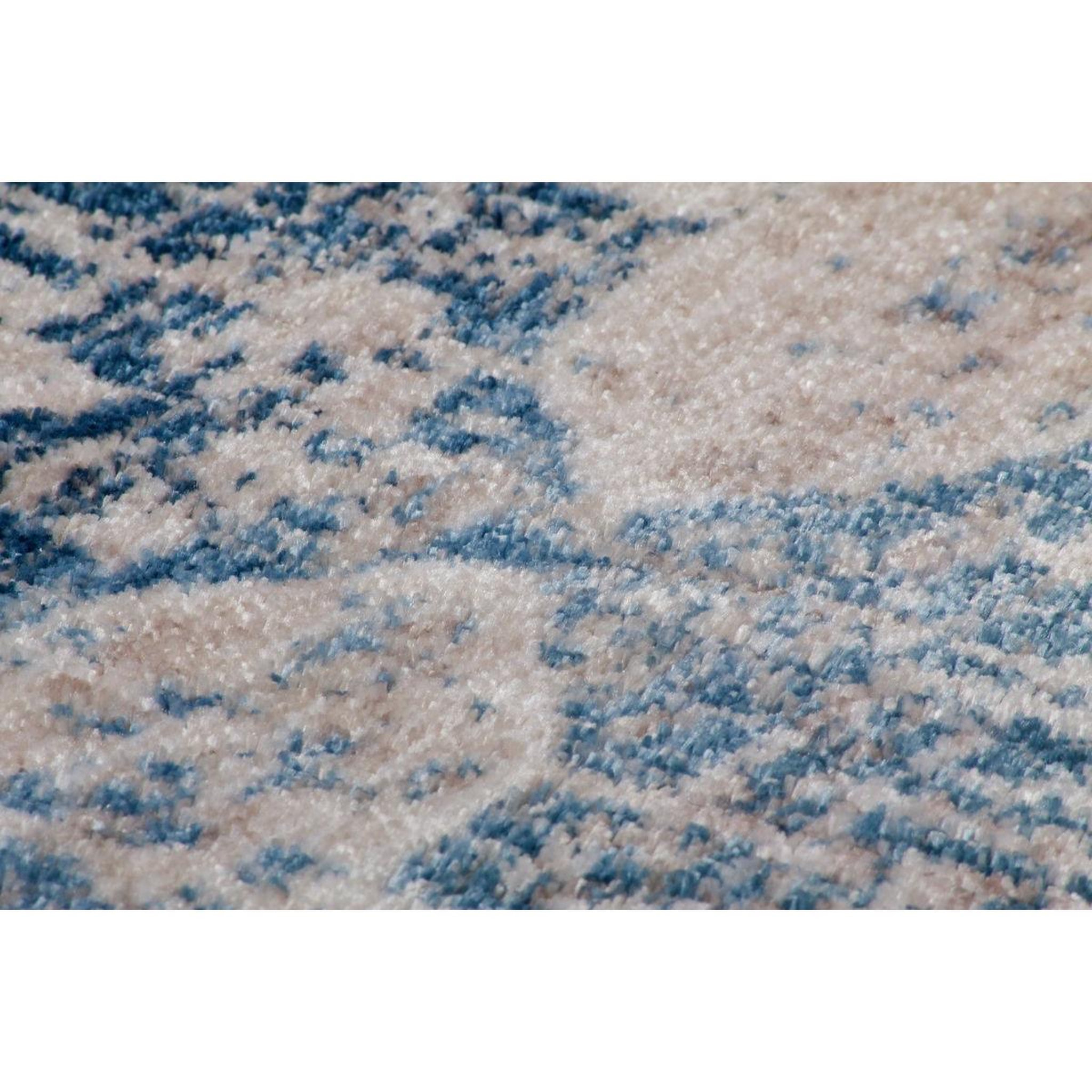 Voir la diapositive 3 : Paris Prix Tapis Imprimé Tissé à la Main  Antigua  Crème & Bleu