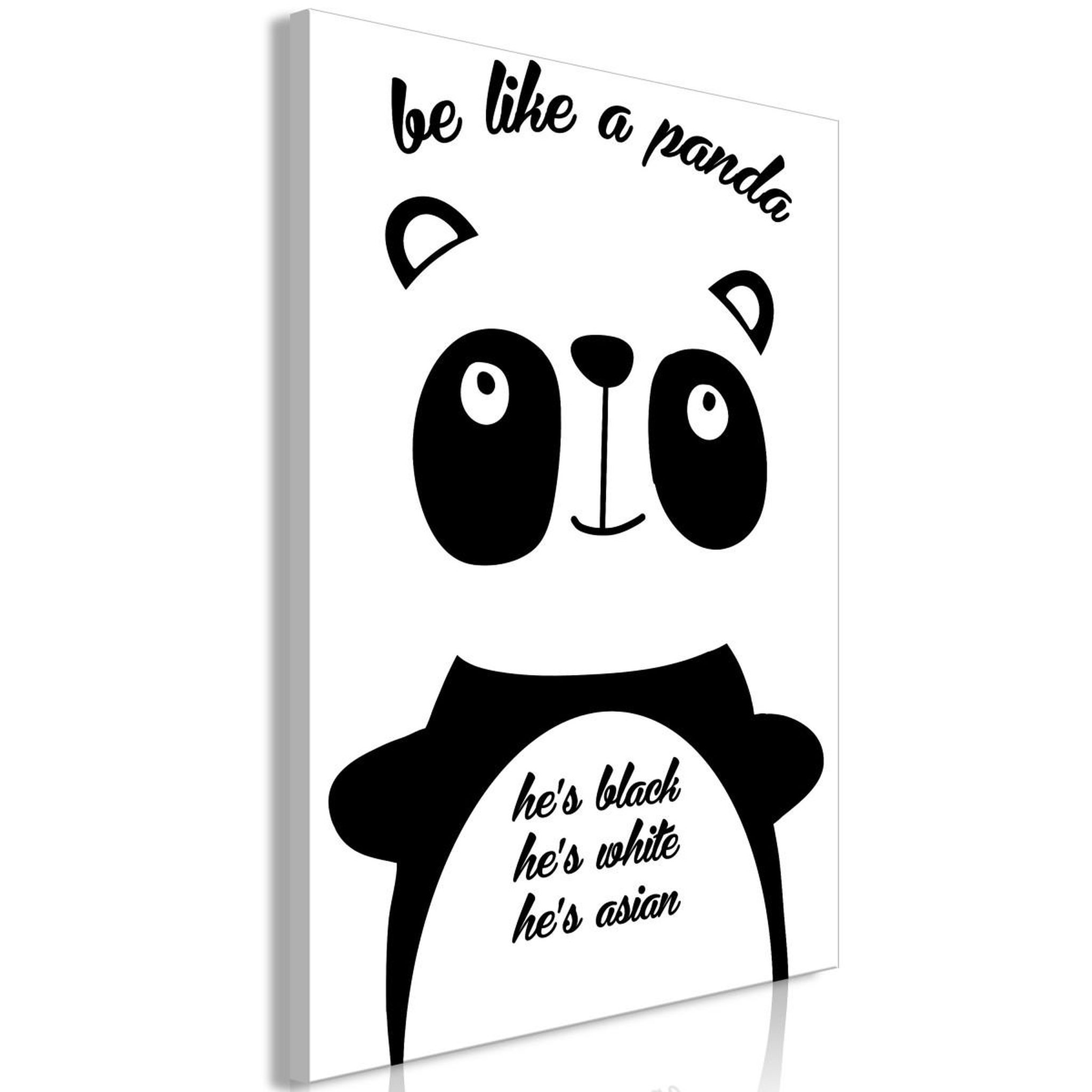 Voir la diapositive 1 : Paris Prix Tableau Imprimé  Be Like a Panda