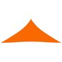 VIDAXL Voile de parasol Tissu Oxford triangulaire 4x4x4 m Orange