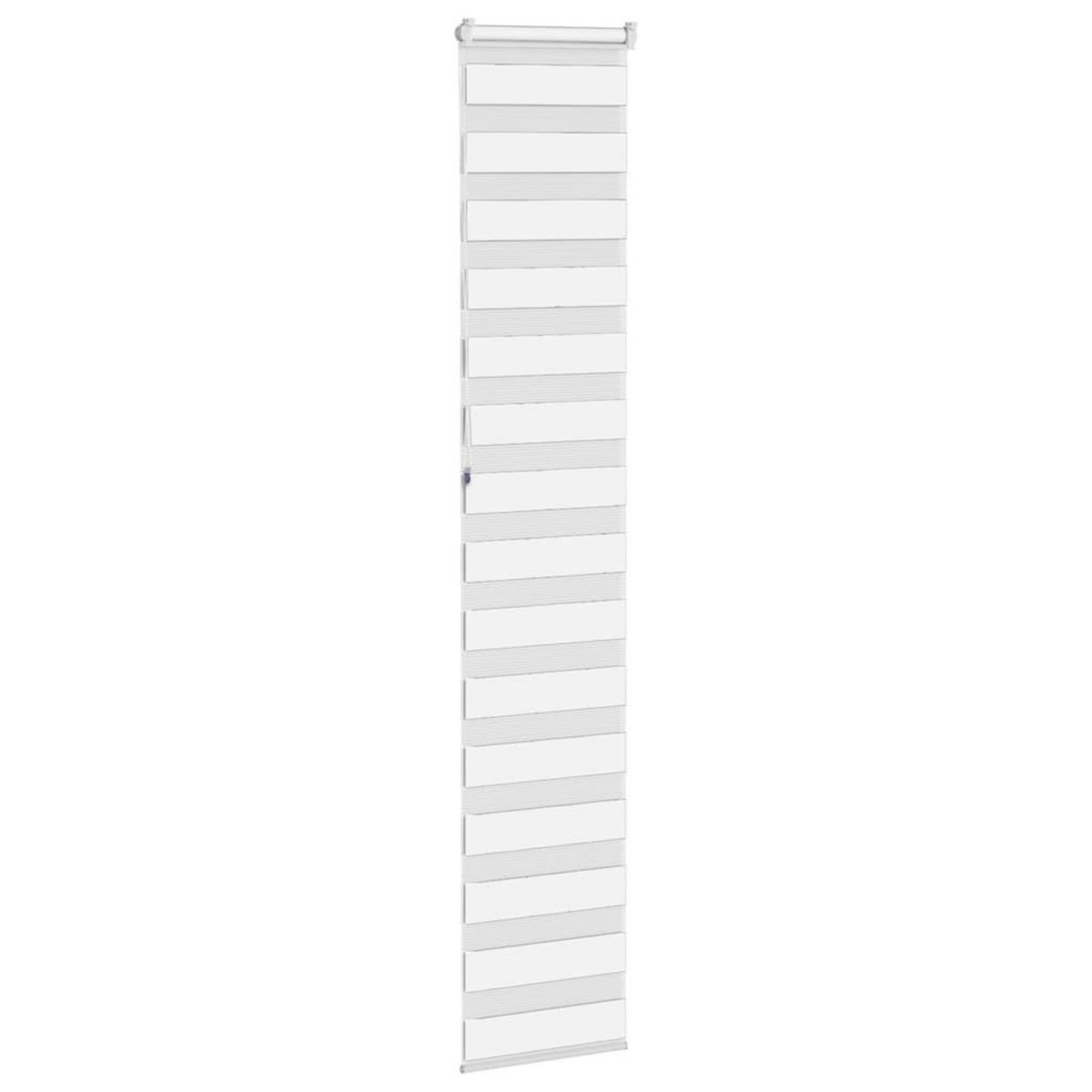 VIDAXL Store zebre blanc 50x230 cm largeur du tissu 45,9 cm polyester