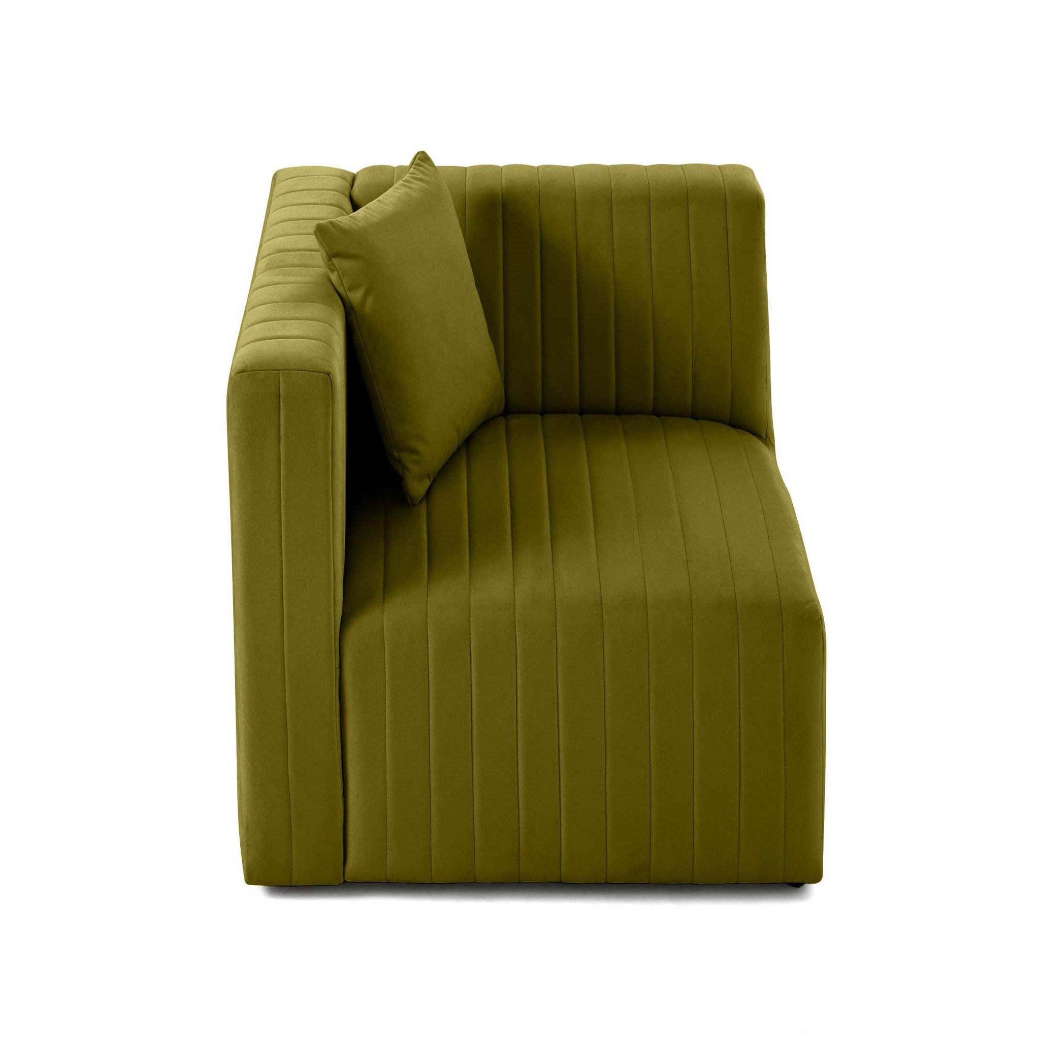 Voir la diapositive 6 : LISA DESIGN Nova - module d'assise gauche - en velours
