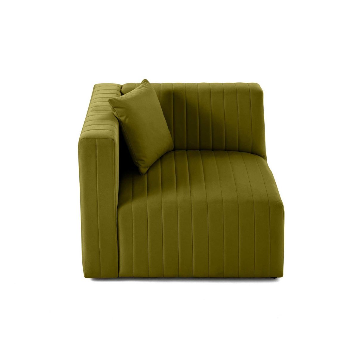 LISA DESIGN Nova - module d'assise gauche - en velours