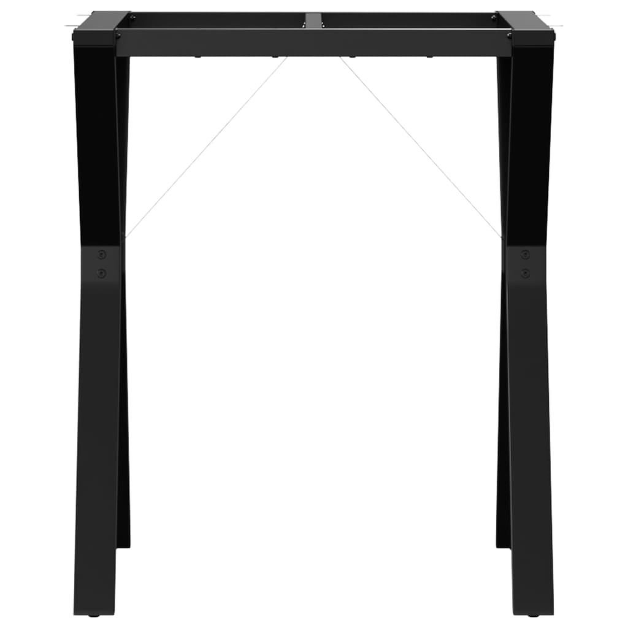 Voir la diapositive 4 : VIDAXL Pieds de table a manger cadre en Y 60x50x73 cm acier