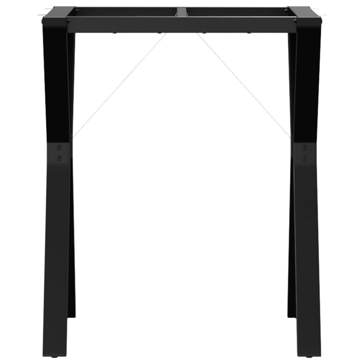 VIDAXL Pieds de table a manger cadre en Y 60x50x73 cm acier
