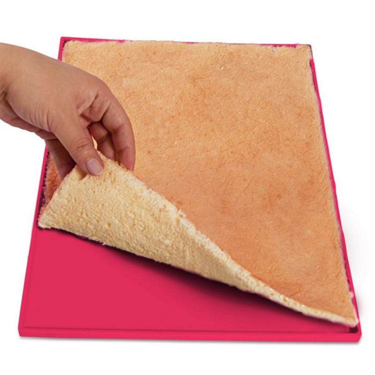 Paris Prix Plaque à Génoise  Silicone  37cm Rose