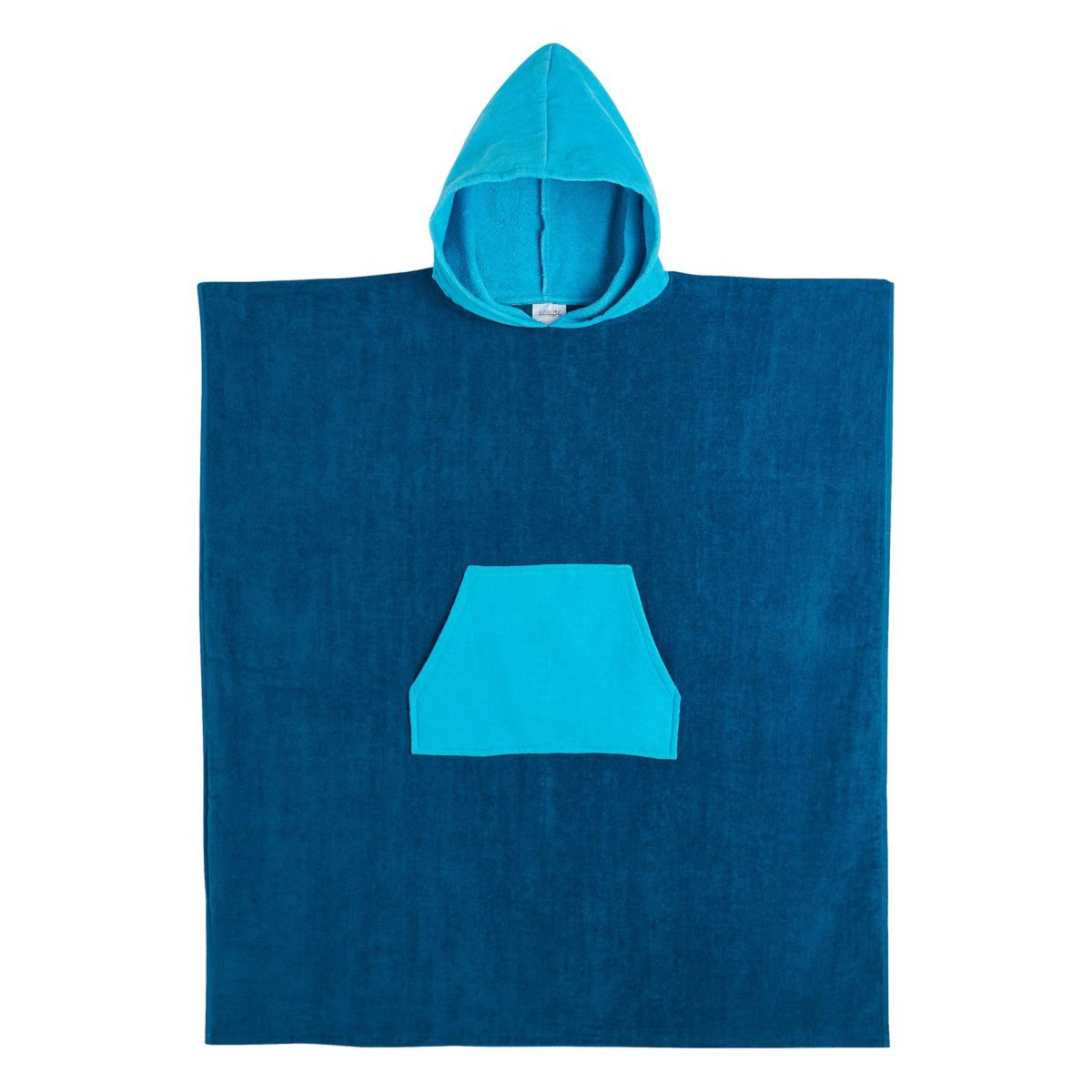 ACTUEL Poncho de plage adulte en velours de coton 350g/m² 