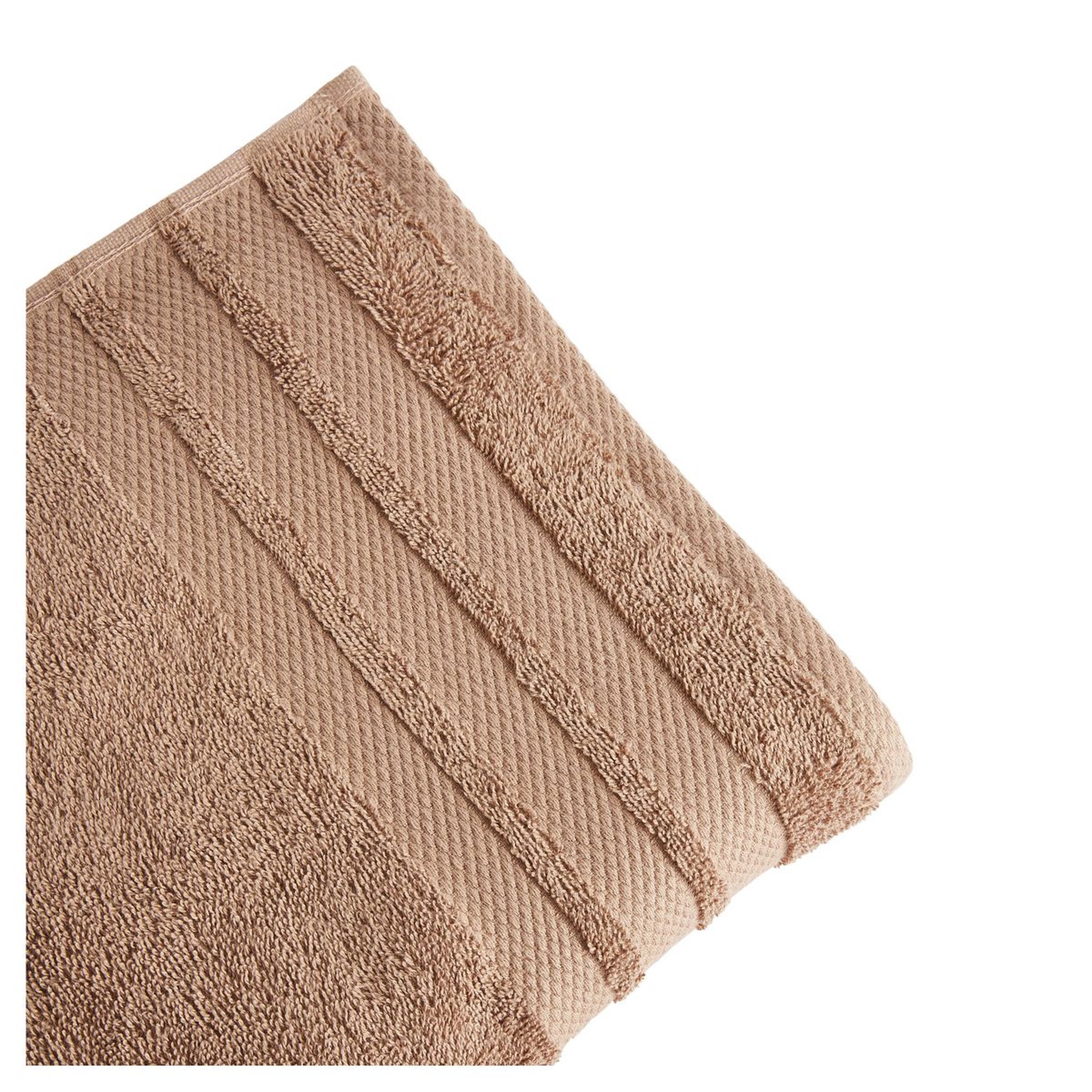 Voir la diapositive 3 : ACTUEL Drap de bain uni en coton 500gsm