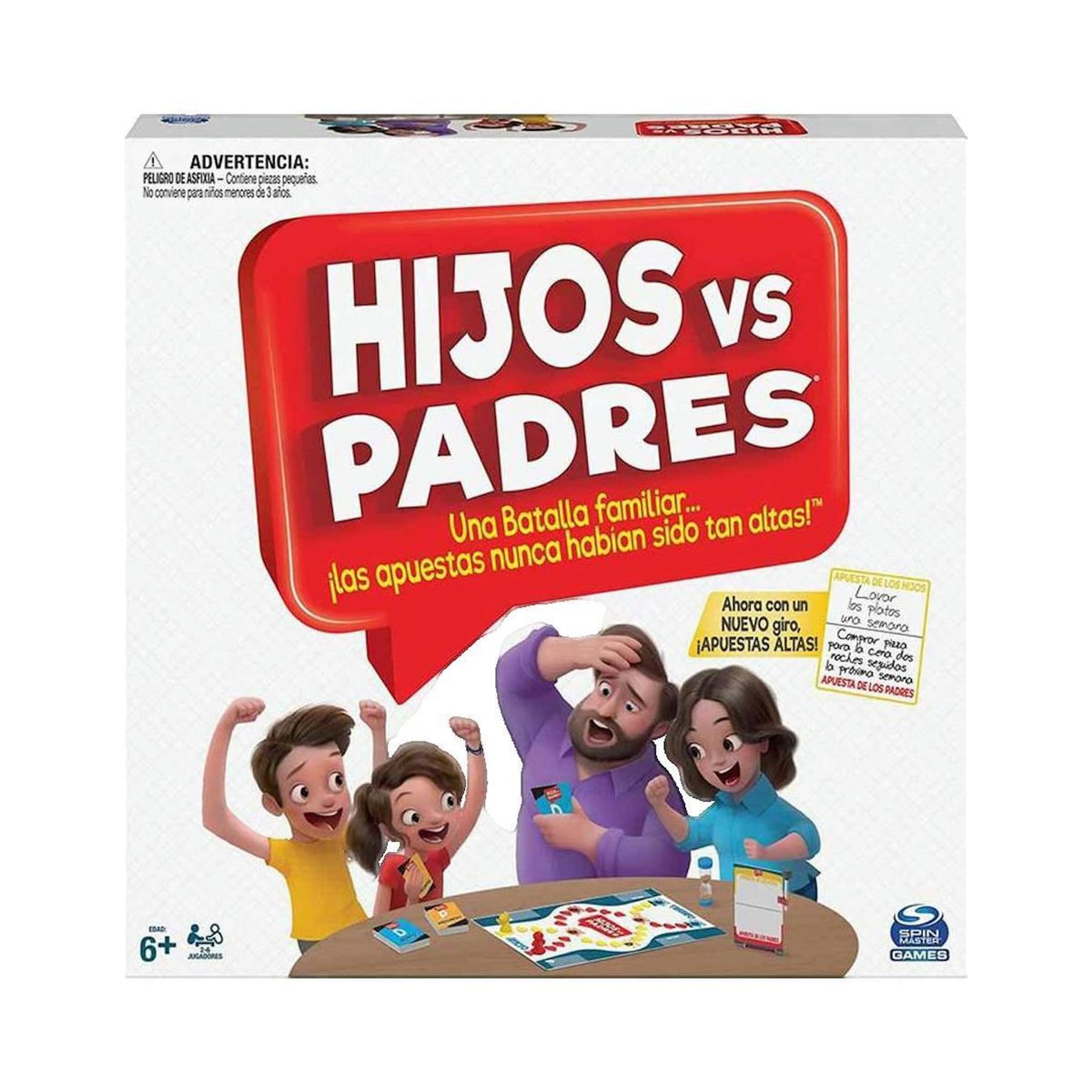 ASTER Jeu de société Aster Spin MHijos vs Padres multicolore