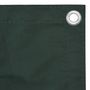 Voir la diapositive 3 : VIDAXL Ecran de balcon Vert fonce 120x300 cm Tissu Oxford