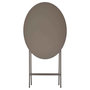 Voir la diapositive 5 : HESPERIDE Table de jardin ronde Greensboro Ø 60 cm 2 places Café - Hespéride