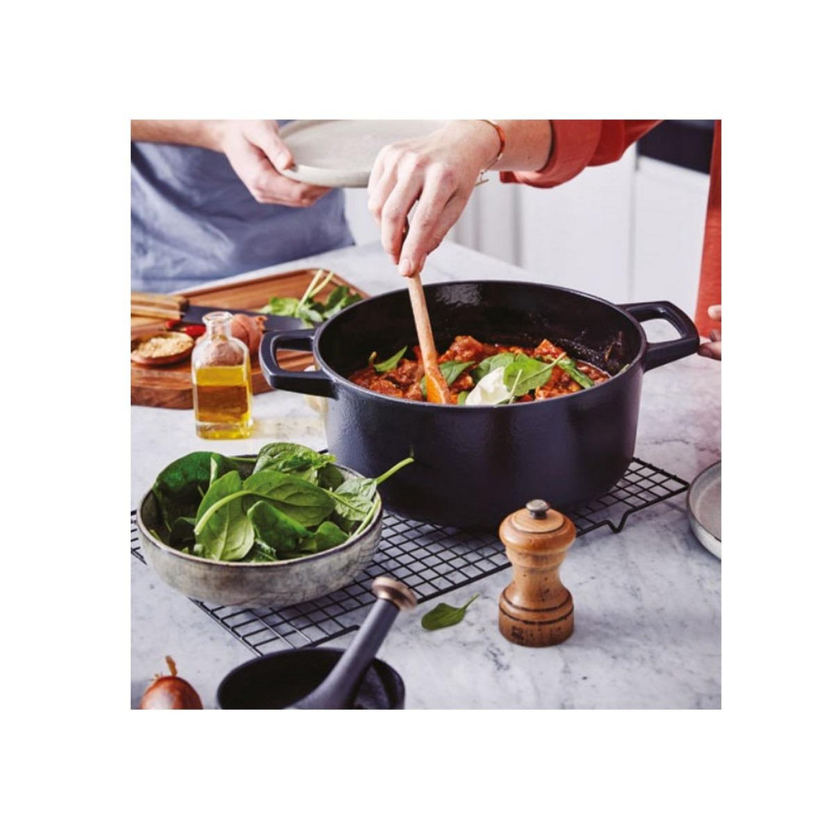 Beka Cocotte en fonte émaillée 30cm noir - 100168