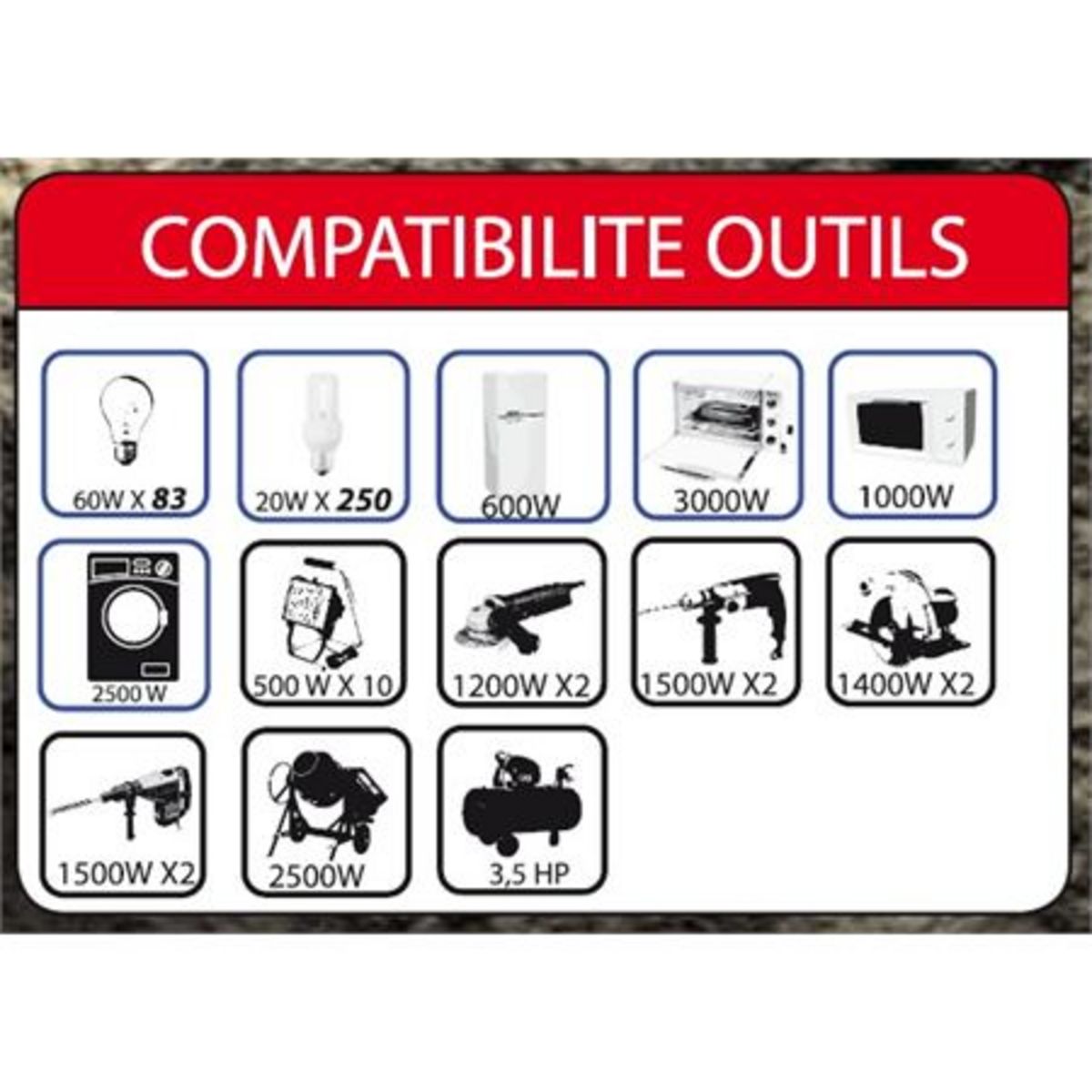 MECAFER Groupe électrogène 