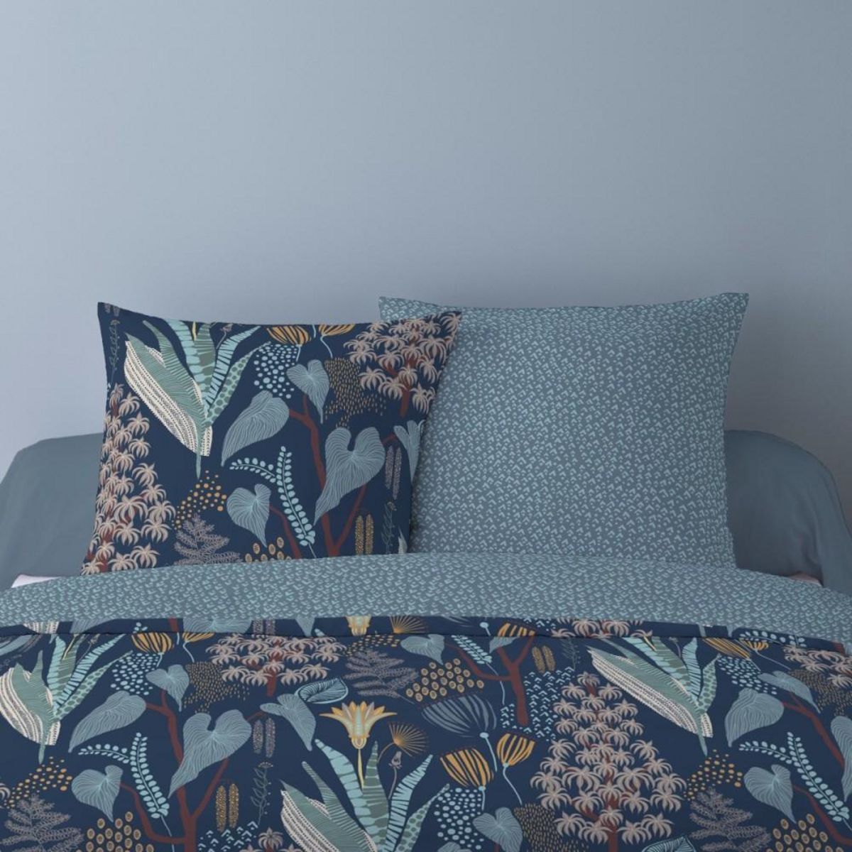 Dourev Housse de couette 240x220 CALAO + 2 taies matière Polaire