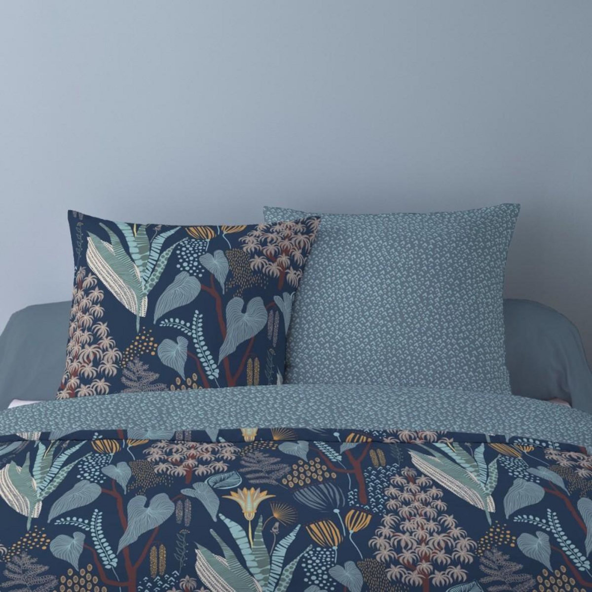 Dourev Housse de couette 240x220 CALAO + 2 taies matière Polaire