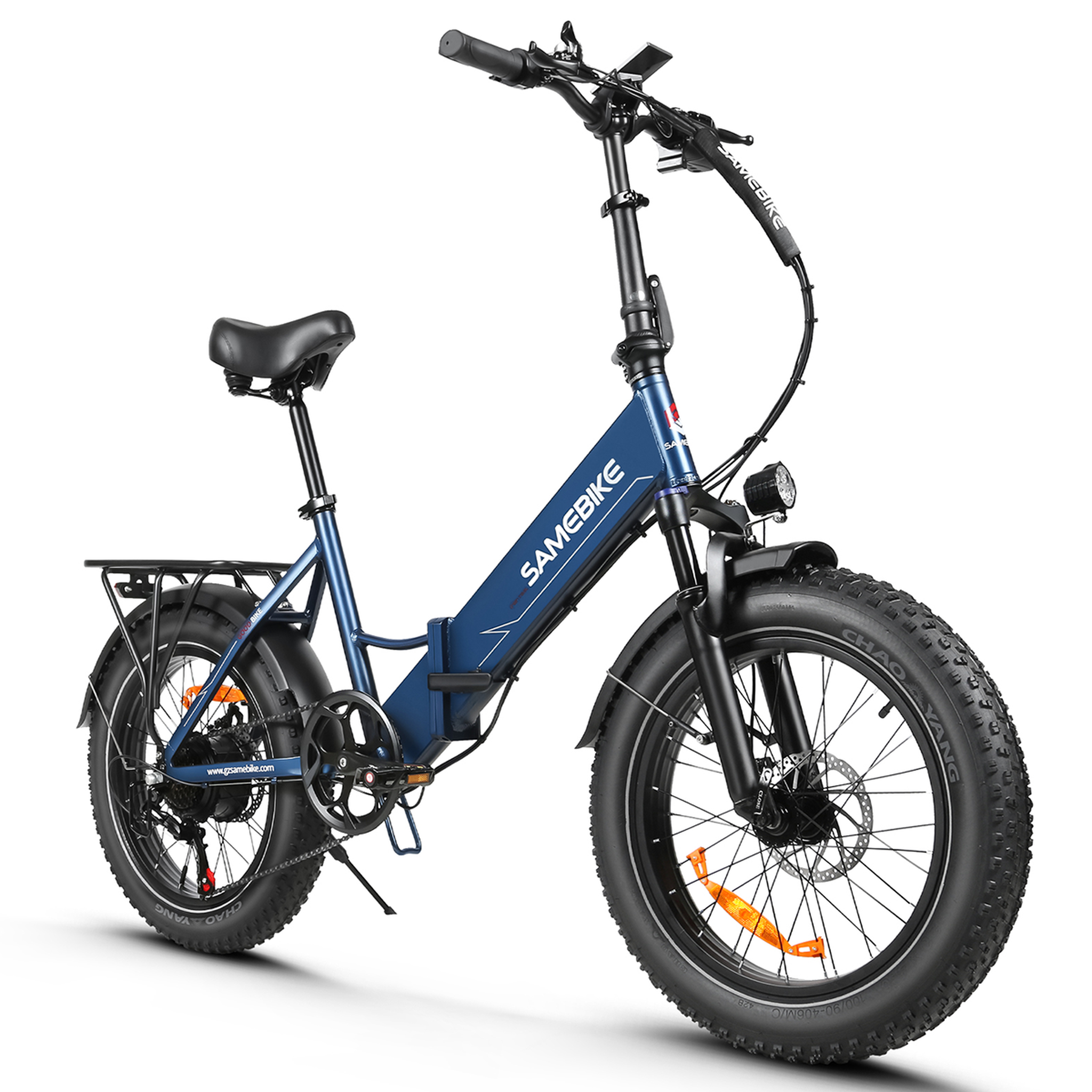 Voir la diapositive 2 : SAMEBIKE Vélo électrique pliant SAMEBIKE LOTDM200-II