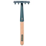 Leborgne Râteau / Binette à main Duopro - manche bois certifié PEFC 100%