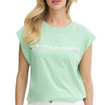 Pepe Jeans T-shirt Vert Femme Pepe Jeans Aurore. Coloris disponibles : Vert