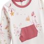 Voir la diapositive 3 : Petit Béguin Pyjama bébé à pieds retroussables Fiesta