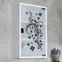 Voir la diapositive 3 : HI HI Armoire a pharmacie 30 x 15 x 50 cm Acier inoxydable