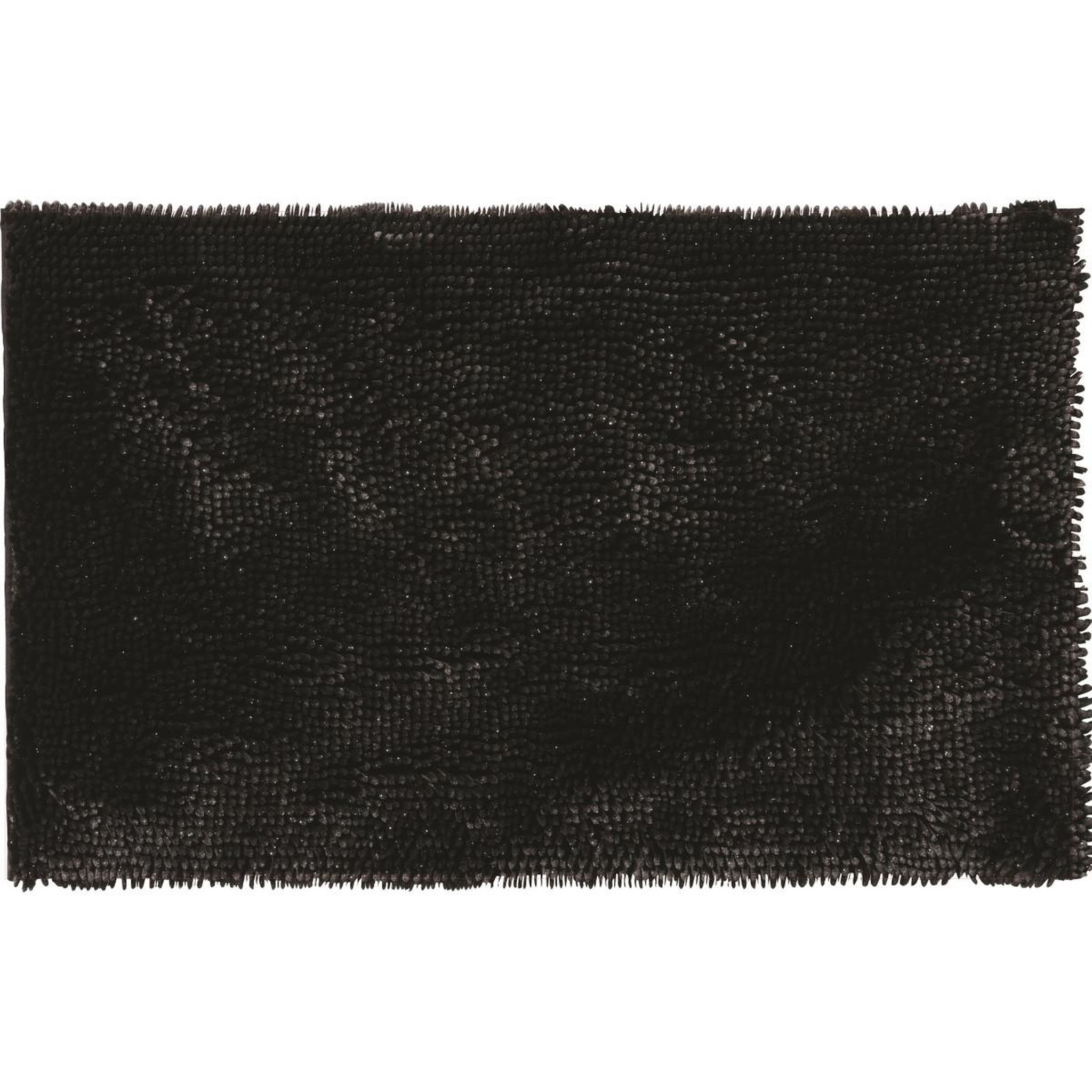 GUY LEVASSEUR Tapis de bain déco fil doré en polyester 50x80cm. Coloris disponibles : Noir, Vert
