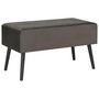 Voir la diapositive 3 : VIDAXL Table basse Gris 80x40x46 cm Velours