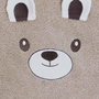 Voir la diapositive 2 : Sensei Maison Ensemble enfant 1 serviette de toilette  + 1 drap de bain BOBBY L'OURS