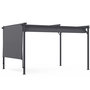 Voir la diapositive 4 : ID MARKET Auvent inclinable et réglable 250 x 150 cm pour pergola toit rétractable gris anthracite