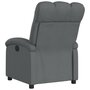 Voir la diapositive 5 : VIDAXL Fauteuil inclinable Gris foncé Tissu