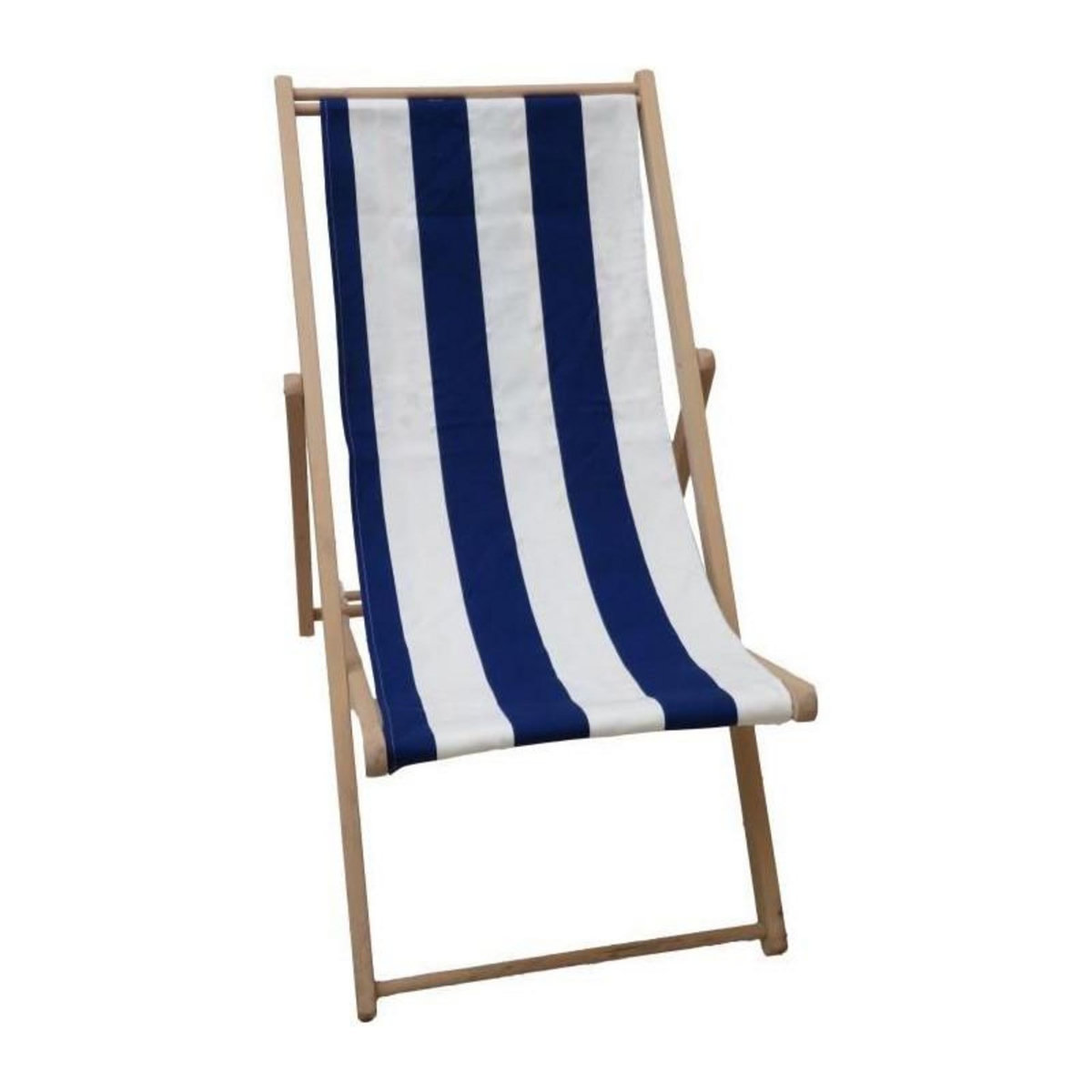 Jardin prive Chilienne agrafée - JARDIN PRIVE - Rayures - Bleu / Blanc