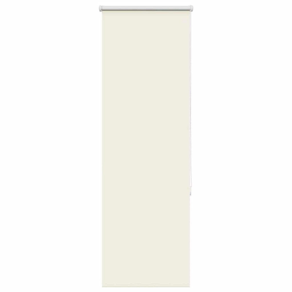 VIDAXL Store enrouleur occultant blanc casse 40x130cm largeur du tissu