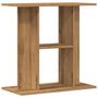 Voir la diapositive 2 : VIDAXL Support d aquarium chêne marron 60x30x60 cm bois d ingénierie
