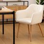 Voir la diapositive 6 : ATMOSPHERA Lot de 2 Fauteuils Design  Visoca  83cm Blanc