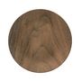 Voir la diapositive 2 : SECRET DE GOURMET Assiette plate design bois Mood - Diam. 26 cm - Marron