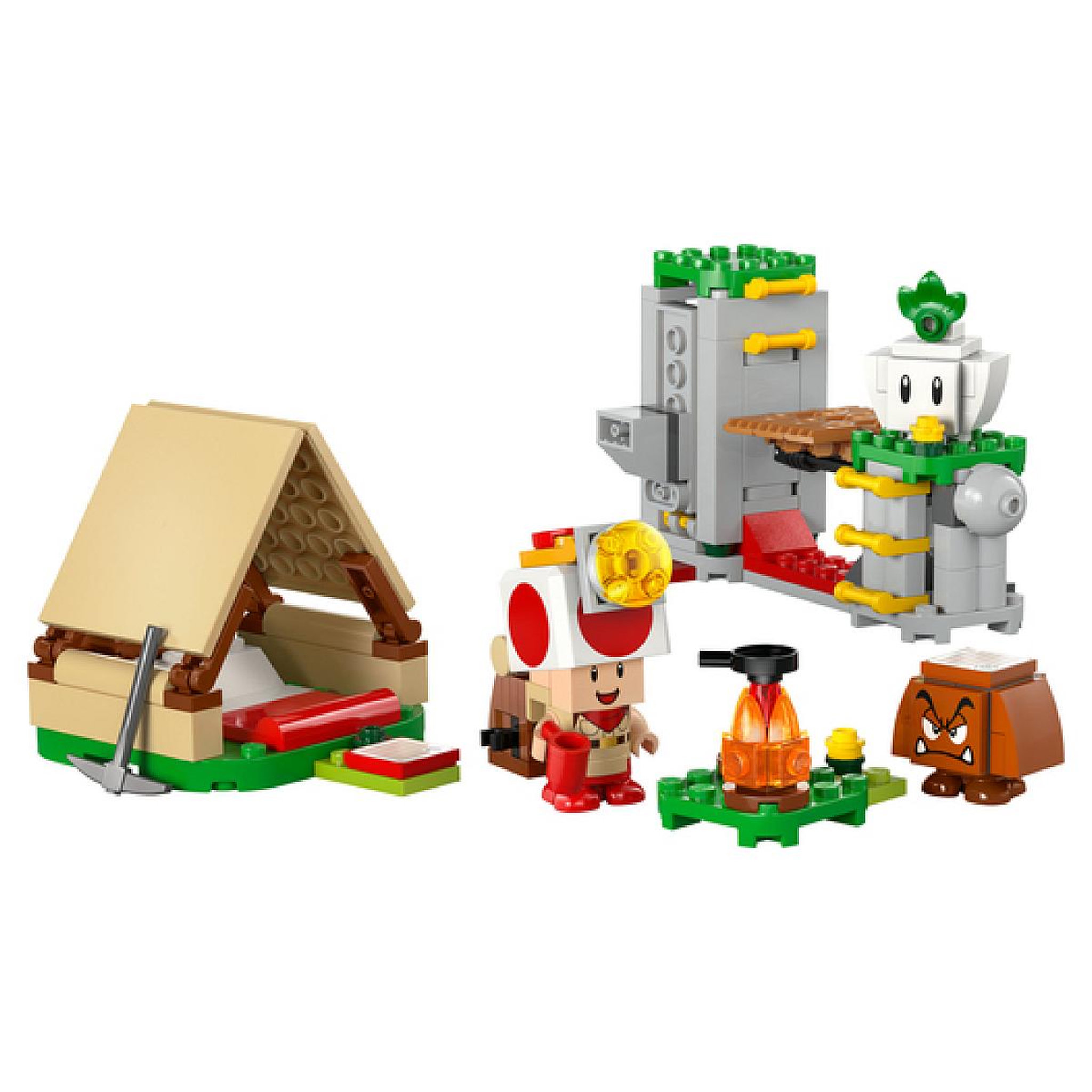 Voir la diapositive 2 : LEGO 72040 ® Super Mario Campement du capitaine Toad