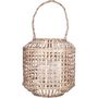 Voir la diapositive 2 : ATMOSPHERA Lanterne en bambou ethnique Nomade - H. 28 cm - Beige