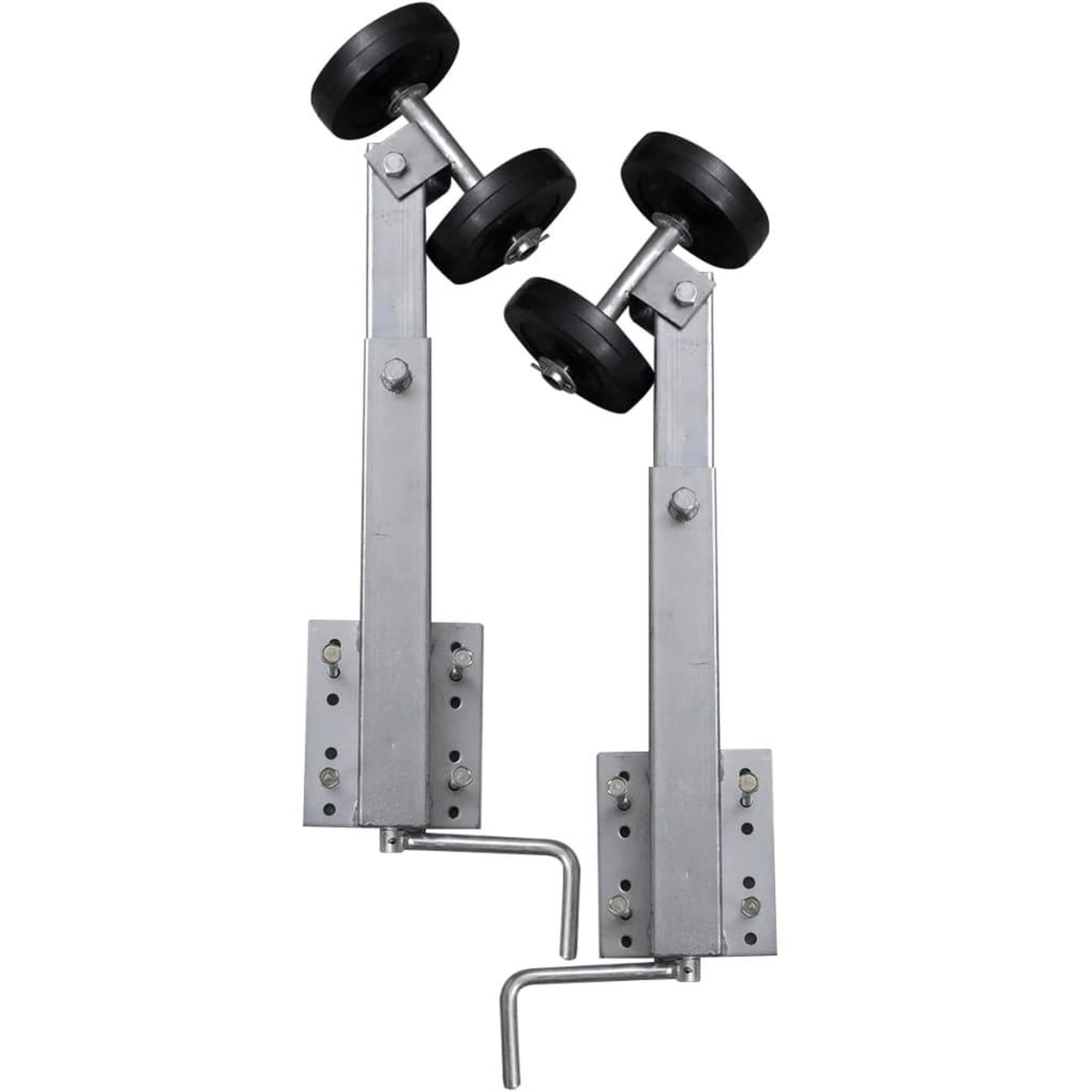 Voir la diapositive 4 : VIDAXL Support a double rouleau pour remorque de bateau 2 pcs 59-84 cm