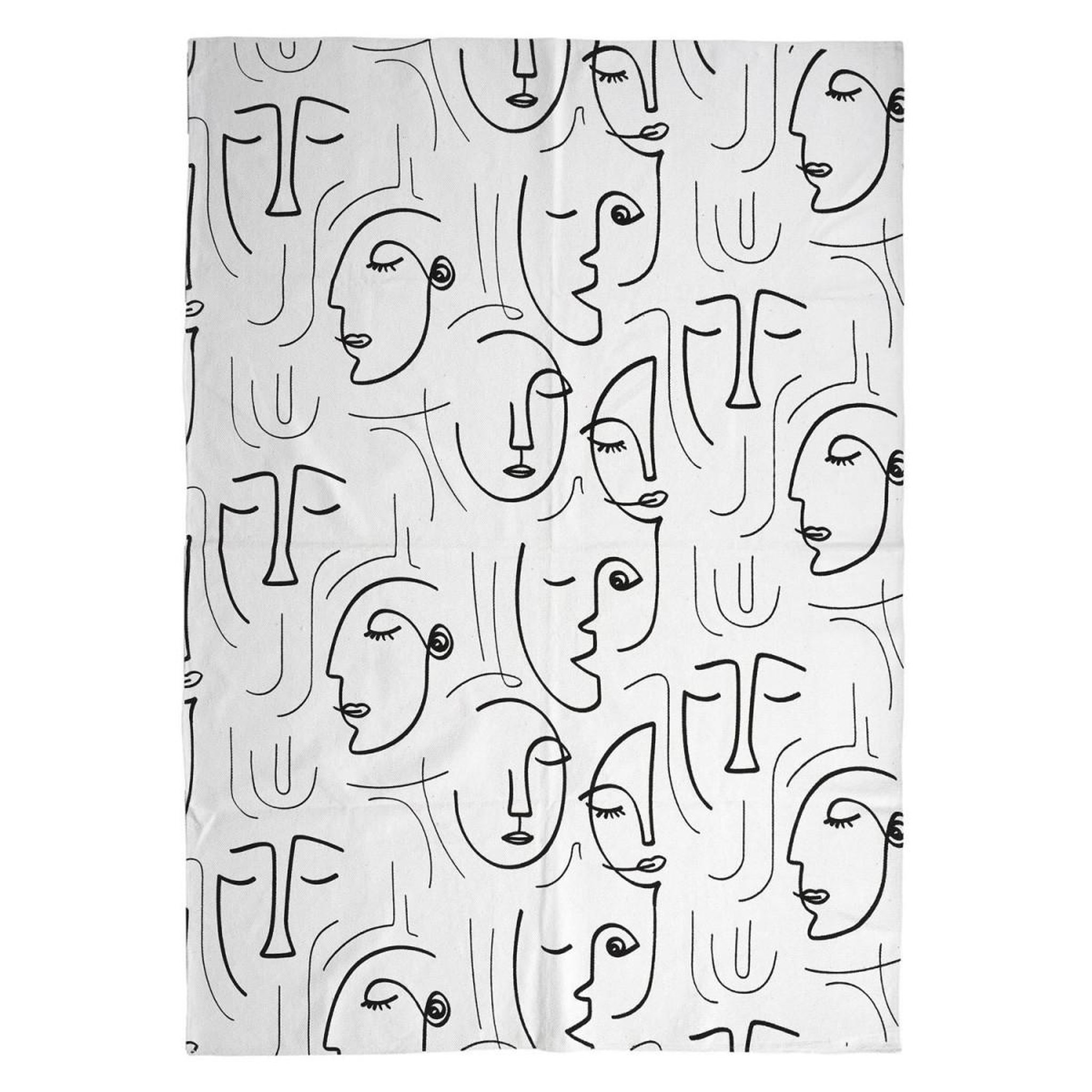 Paris Prix Tapis Déco  Arty  120x170cm Blanc & Noir