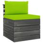 Voir la diapositive 4 : VIDAXL Salon palette de jardin 6 pcs avec coussins Bois de pin massif